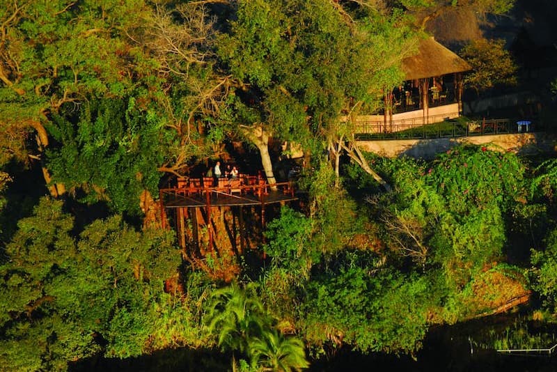 Namushasha River Lodge aerial